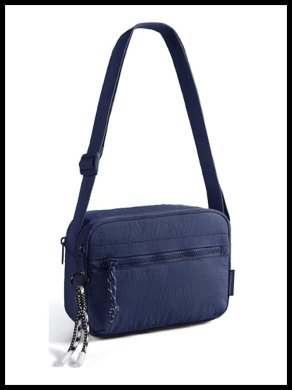 Water-Resistant Nylon Crossbody Bag Small Travel Purse Adjustable Strap